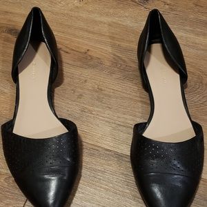 D'orsay Tommy Hillfinger flats black leather